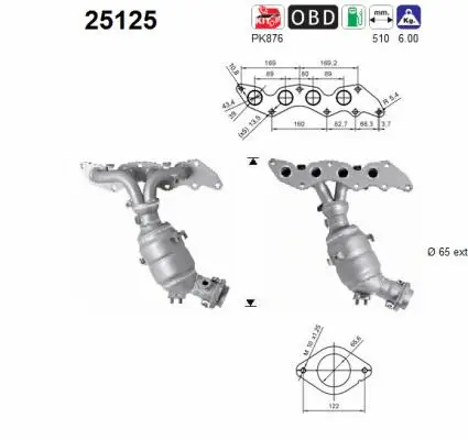 Catalyseur AS 25125