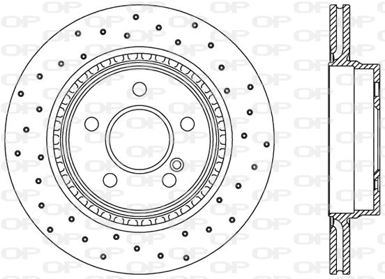 Disque de frein OPEN PARTS BDRS2396.25