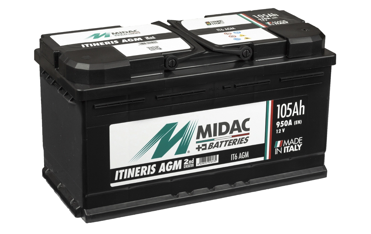 Batterie de démarrage MIDAC S.p.A. IT6 AGM