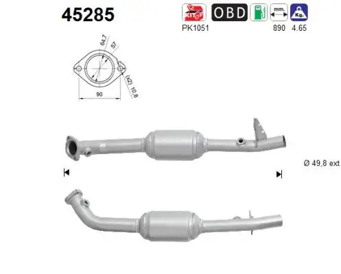 Catalyseur AS 45285
