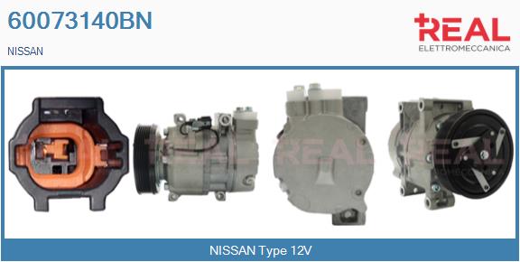 Compresseur, climatisation REAL 60073140BN