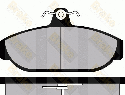 Kit de plaquettes de frein, frein à disque Brake ENGINEERING PA389