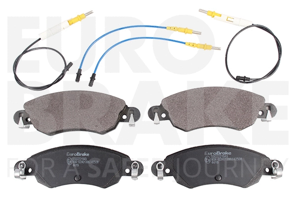 Kit de plaquettes de frein, frein à disque EUROBRAKE 5502221943