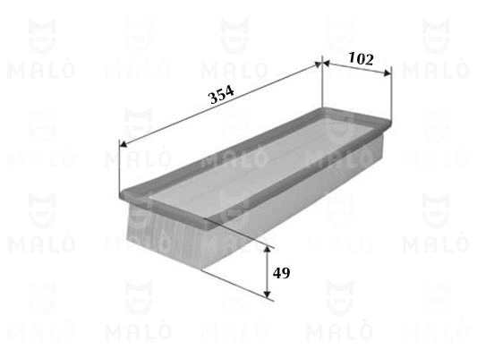 Filtre à air AKRON-MALÒ 1500497