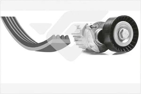 Jeu de courroies trapézoïdales à nervures HUTCHINSON KHV 180