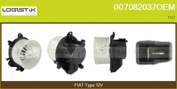 Pulseur d'air habitacle LGK 007082037OEM