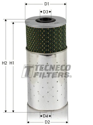 Filtre à huile TECNECO FILTERS OL033L