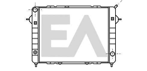 Radiateur, refroidissement du moteur EACLIMA 31R54062