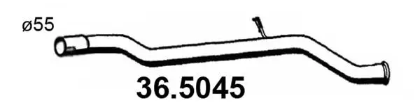 Tuyau d'échappement ASSO 36.5045