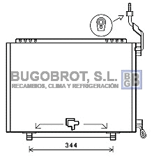 Condenseur, climatisation BUGOBROT 62-FD5610