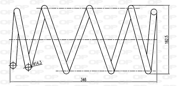 Ressort de suspension OPEN PARTS CSR9257.00