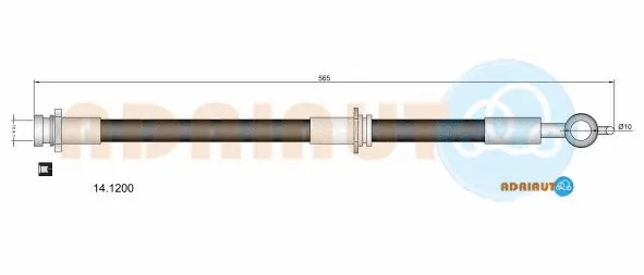 Flexible de frein ADRIAUTO 14.1200