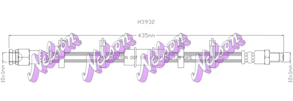 Flexible de frein KAWE H3932