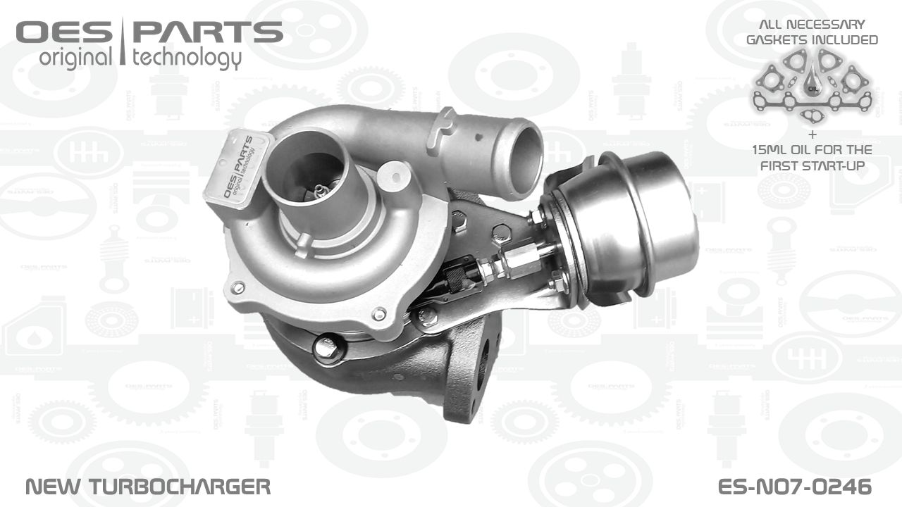 Turbocompresseur, suralimentation OES PARTS ES-N07-0246