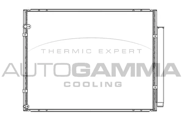 Condenseur, climatisation AUTOGAMMA 105591