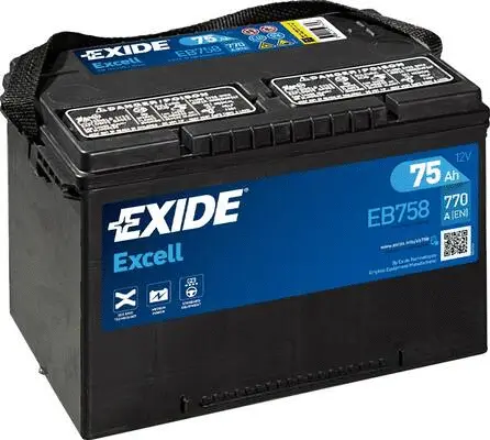 Batterie de démarrage EXIDE EB758