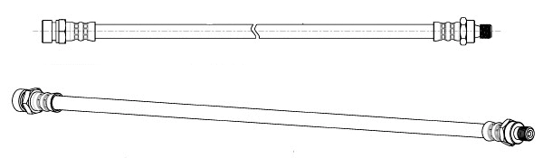 Flexible de frein CEF 510213