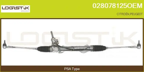 Crémaillère de direction LGK 028078125OEM