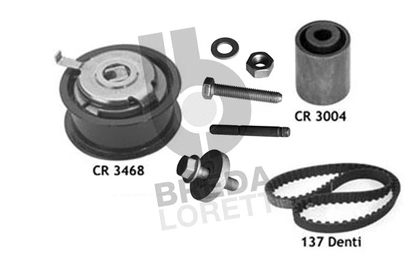 Kit de courroie crantée BREDA LORETT KCD0604