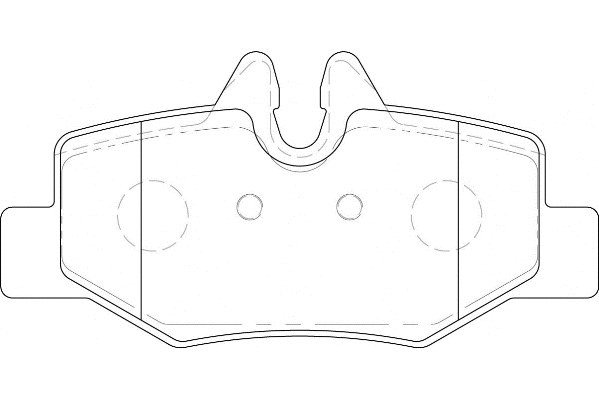 Kit de plaquettes de frein, frein à disque Omnicraft 2135652