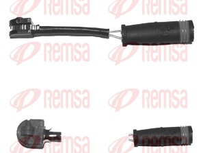 Contact d'avertissement, usure des plaquettes de frein REMSA 001095