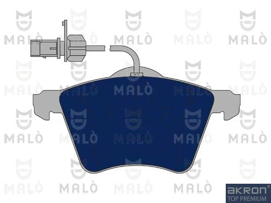 Kit de plaquettes de frein, frein à disque AKRON-MALÒ 1050778