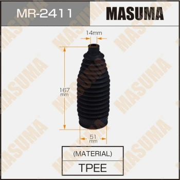 Joint-soufflet, direction MASUMA MR-2411
