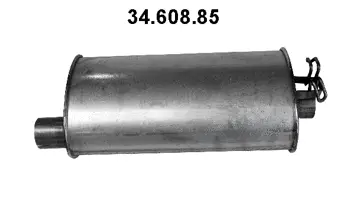 Silencieux arrière EBERSPÄCHER 34.608.85
