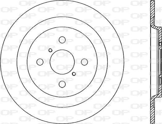 Disque de frein OPEN PARTS BDA2339.10