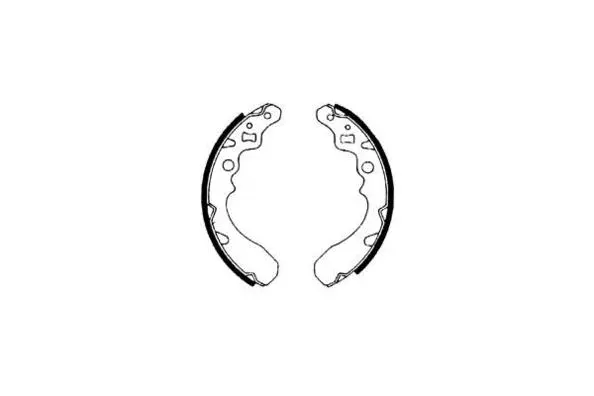 Jeu de mâchoires de frein E.T.F. 09-0490