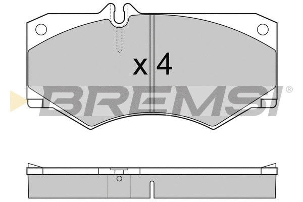 Kit de plaquettes de frein, frein à disque BREMSI BP2238
