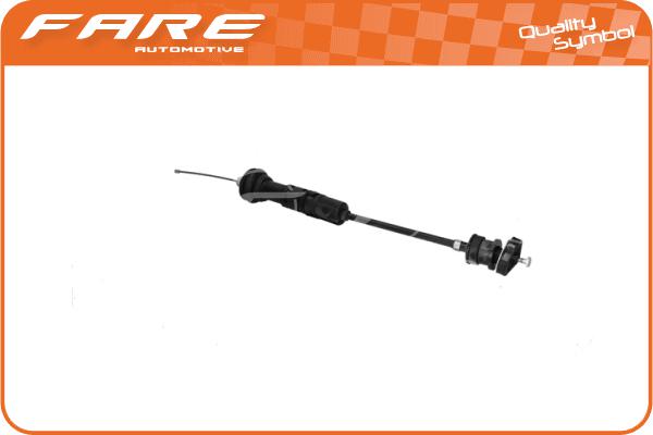 Tirette à câble, commande d'embrayage FARE-CO 24260