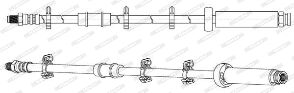 Flexible de frein FERODO FHY2769