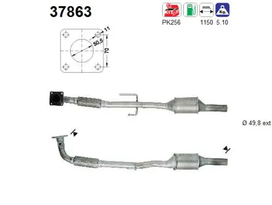 Catalyseur AS 37863