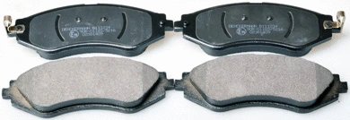 Kit de plaquettes de frein, frein à disque DENCKERMANN B111234