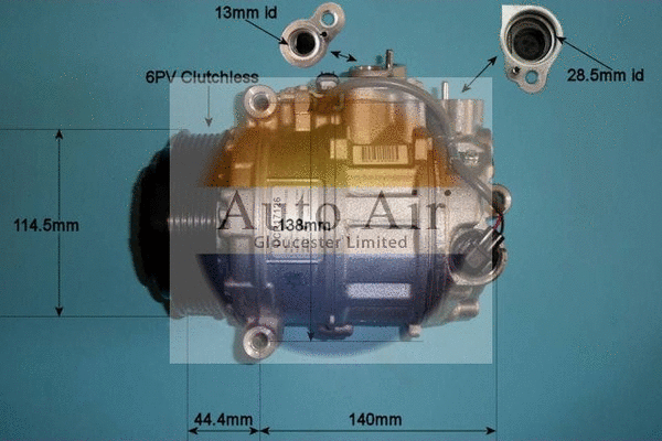 Compresseur, climatisation AUTO AIR GLOUCESTER 14-0206