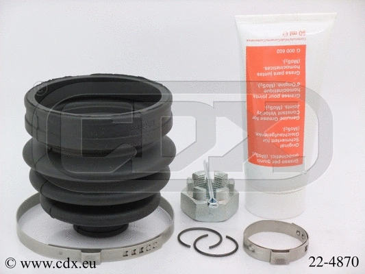 Jeu de joints-soufflets, arbre de commande CDX 22-4870