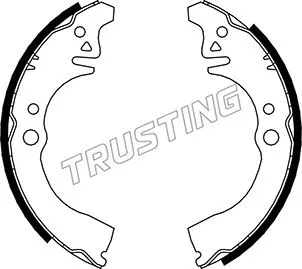 Jeu de mâchoires de frein TRUSTING 026.343