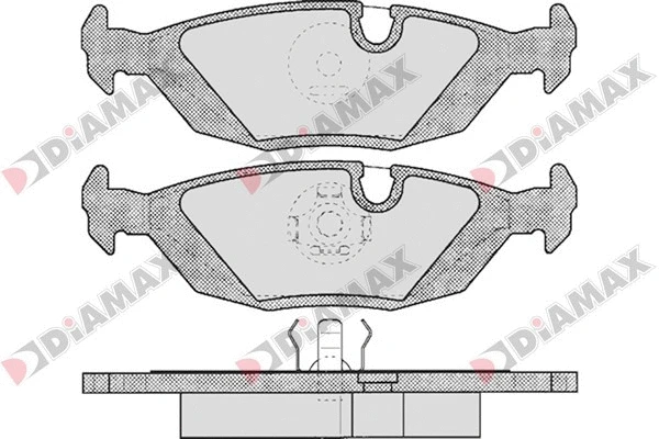 Kit de plaquettes de frein, frein à disque DIAMAX N09721