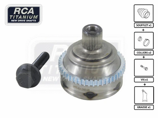 Jeu de joints, arbre de transmission RCA FRANCE AV28A