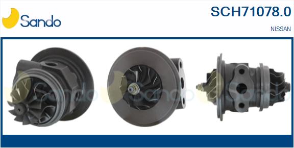 Groupe carter, turbocompresseur SANDO SCH71078.0