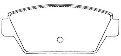 Kit de plaquettes de frein, frein à disque AISIN ASN-224