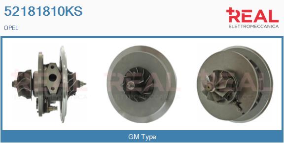 Groupe carter, turbocompresseur REAL 52181810KS
