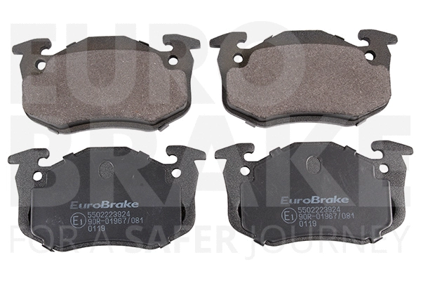 Kit de plaquettes de frein, frein à disque EUROBRAKE 5502223924