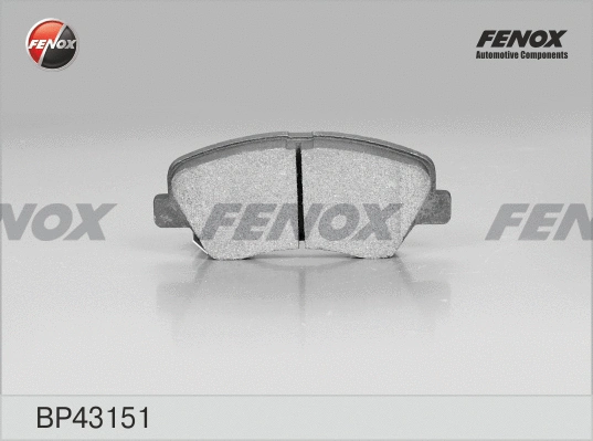 Kit de plaquettes de frein, frein à disque FENOX BP43151