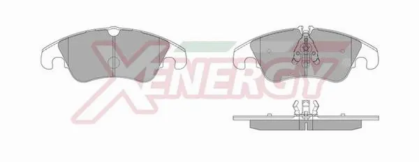 Kit de plaquettes de frein, frein à disque AP XENERGY X40999
