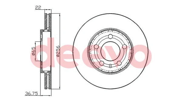 Disque de frein DEEVO BD33080