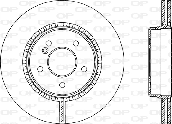 Disque de frein OPEN PARTS BDR2065.20