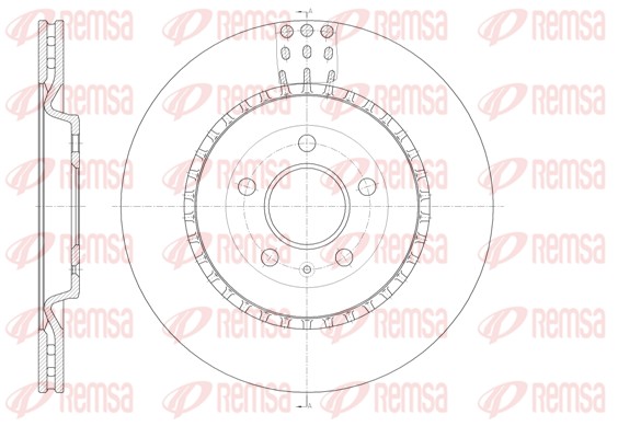 Disque de frein REMSA 61492.10