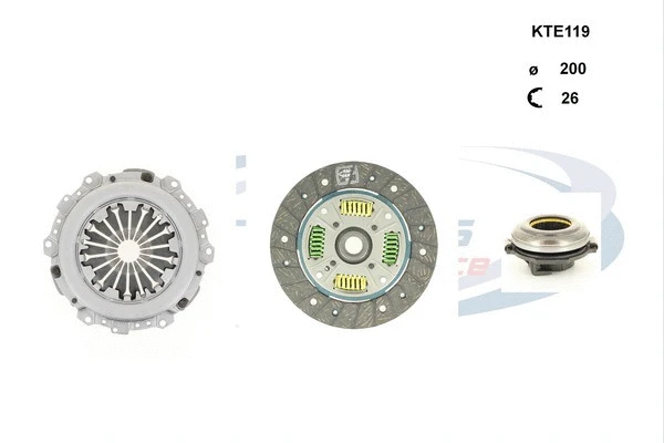 Kit d'embrayage PROCODIS FRANCE KTE119